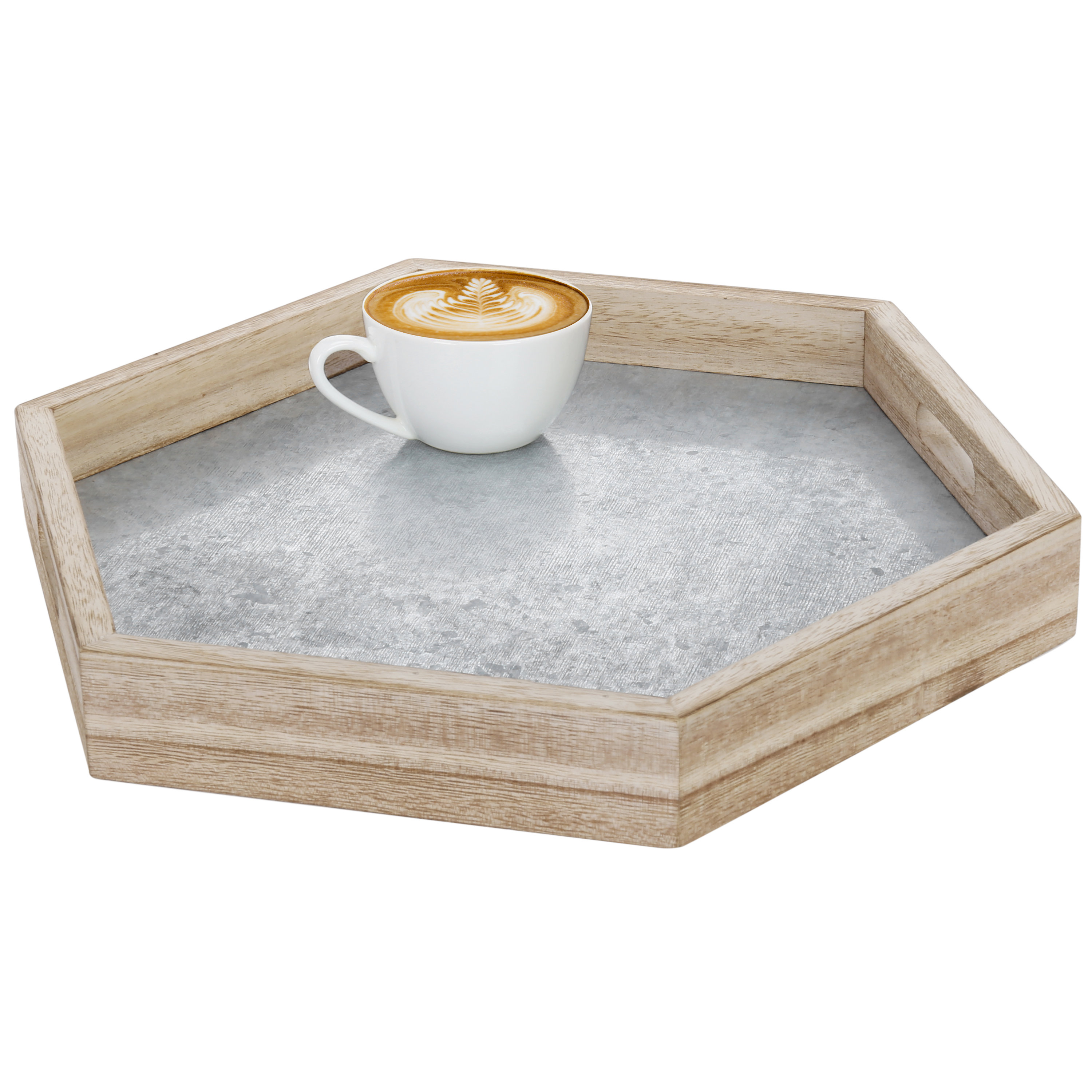 Loon Peak Hexagonal 15 Inch Decorative Ottoman Tray Reviews Wayfair